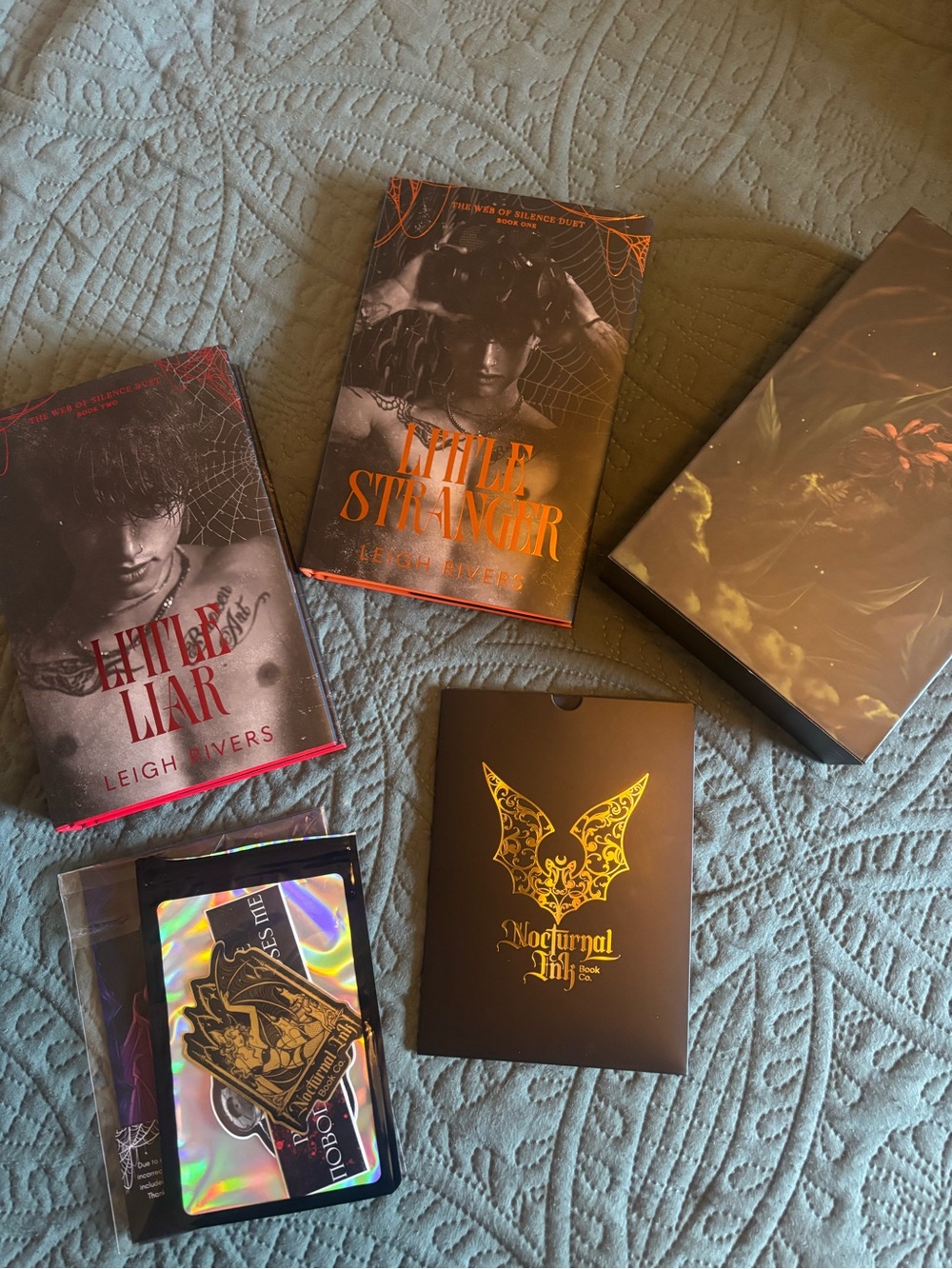 Little Liar & Little Stranger Book Set in Black and Orange